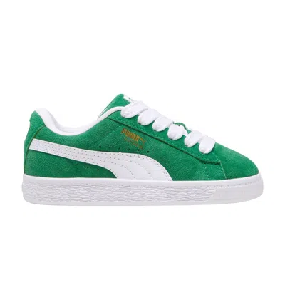 Pre-owned Puma Suede Xl Little Kid 'archive Green' | Kid's Size 13