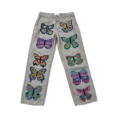 Pre-owned Emotionally Unavailable Butterfly Jeans 'multicolor' | Multi-color | Men's Size L