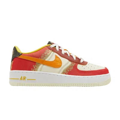 Pre-owned Nike Force 1 '07 Premium Gs 'little Accra' | Red | Kid's Size 7