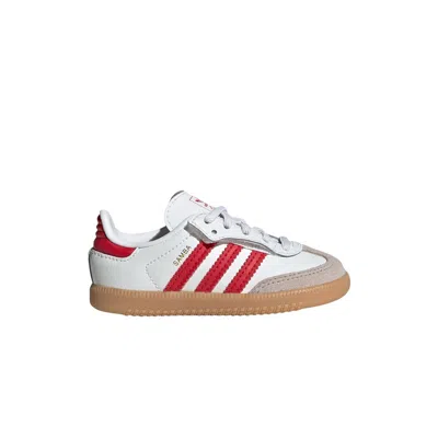 Pre-owned Adidas Originals Adidas Samba Og Comfort Closure El I 'white Scarlet Gum' | Infant Size 6.5