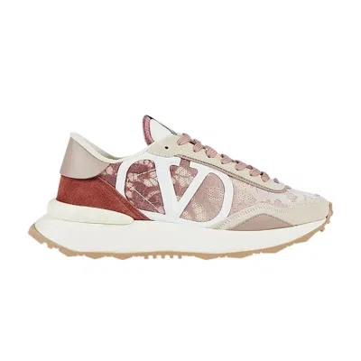 Pre-owned Valentino Garavani Valentino Valentino Lacerunner 'pink' | Men's Size 37
