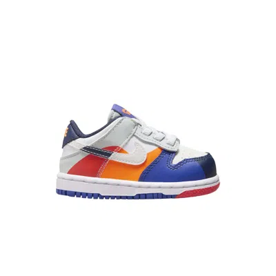 Pre-owned Nike Dunk Low Se Td 'upside Down' | Multi-color | Infant Size 2
