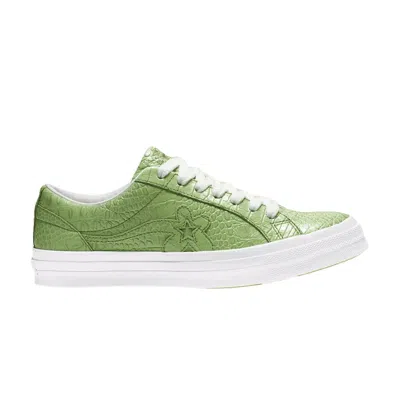 Pre-owned Converse Golf Le Fleur X One Star Low 'gator Collection - Forest Green' Sample | Men's Size 11