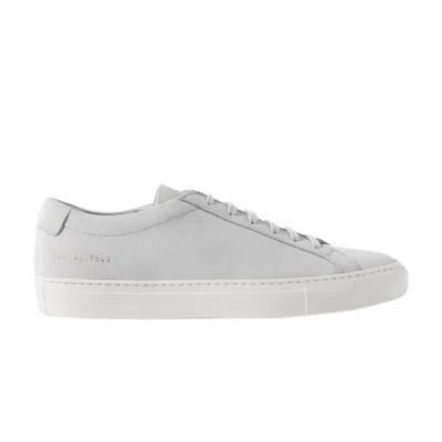 Pre-owned Common Projects Achilles Low 'grey Nubuck' | Men's Size 40 In Gray