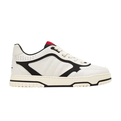 Pre-owned Gucci Re-web Sneaker 'white Black' | Men's Size 6.5