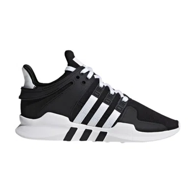 Pre-owned Adidas Originals Adidas Eqt Support J 'core Black Cloud White' | Kid's Size 5.5