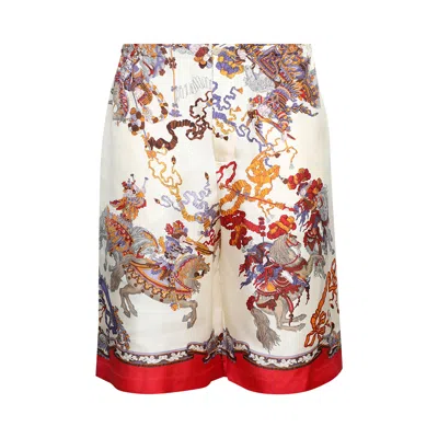 Pre-owned Gucci Shorts 'ivory/red/multicolor' | Multi-color | Men's Size 52