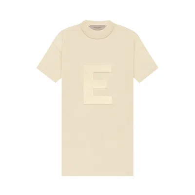 Pre-owned Essentials Fear Of God  Tee Dress 'egg Shell' | Cream | Kid's Size 12 In White