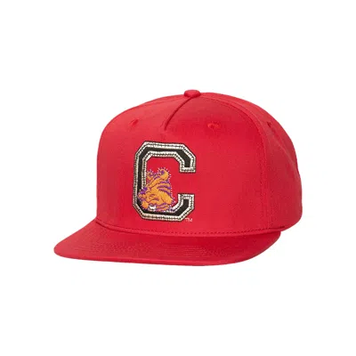 Pre-owned Cactus Jack By Travis Scott X Mitchell & Ness Clemson University Hat 'red' | Men's Size Onesize
