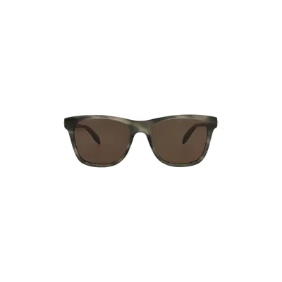 Pre-owned Alexander Mcqueen Square Sunglasses 'grey/brown' | Men's Size Onesize