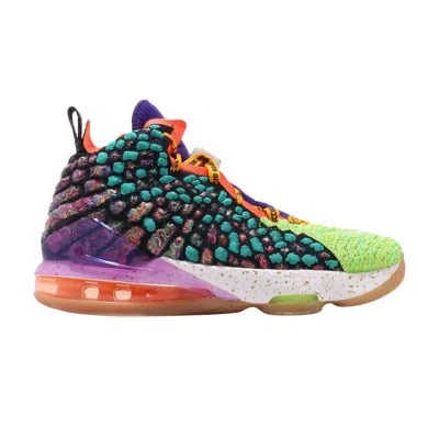 Pre-owned Nike Lebron 17 Gs 'what The' | Multi-color | Kid's Size 6.5