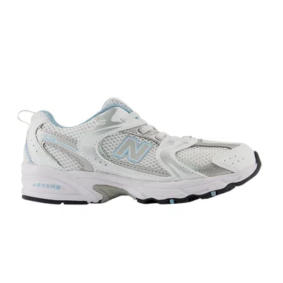 Pre-owned New Balance 530 Bungee Little Kid 'white Chrome Blue' | Kid's Size 1