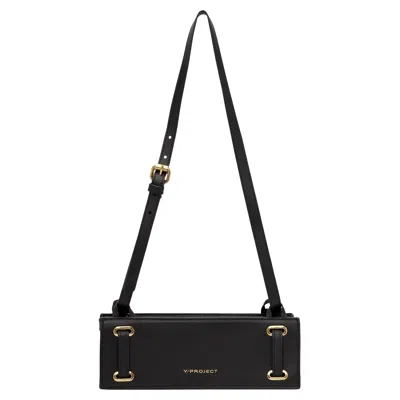 Pre-owned Y/project Mini Accordion Baguette Messenger Bag 'black' | Women's Size Onesize