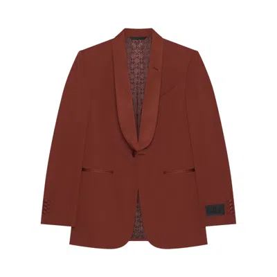 Pre-owned Givenchy Sb Shawl Jacket 'dark Rust' | Red | Men's Size 50