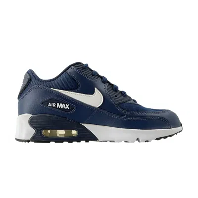 Pre-owned Nike Air Max 90 Mesh Ps 'midnight Navy Leather' | Blue | Kid's Size 3