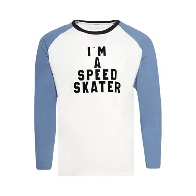 Pre-owned Bode Skater Tee 'blue/cream' | Men's Size M