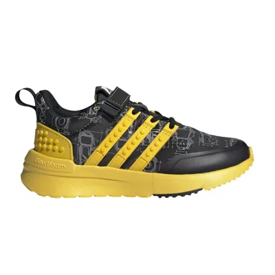 Pre-owned Adidas Originals Adidas Lego X Racer Tr Little Kid 'black Equipment Yellow' | Kid's Size 5.5