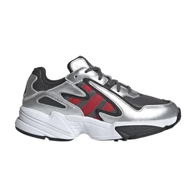 Pre-owned Adidas Originals Adidas Yung-96 Chasm J 'silver Metallic Scarlet' | Grey | Kid's Size 4.5 In Gray
