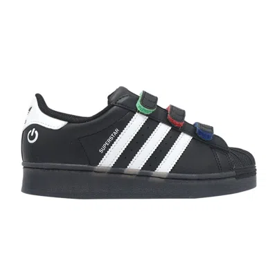 Pre-owned Adidas Originals Adidas Superstar Cf C 'led Lights Pack - Black White' | Kid's Size 2.5
