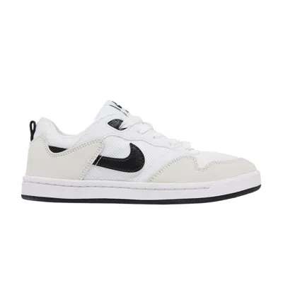 Pre-owned Nike Alleyoop Sb Gs 'white Black' | Kid's Size 4