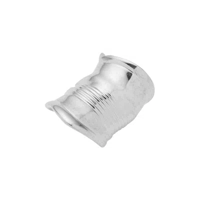 Pre-owned Jean Paul Gaultier Distorted Can Earcuf 'silver' | Women's Size Onesize