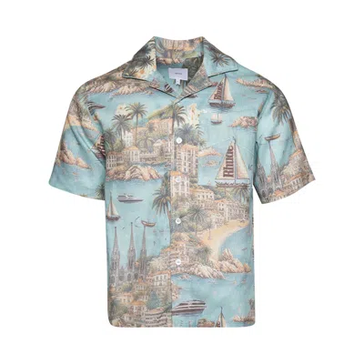 Pre-owned Rhude Sailing Map Shirt 'multicolor' | Multi-color | Men's Size M