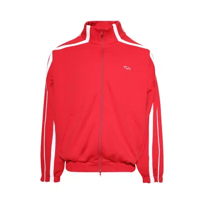 Pre-owned Vetements Oval Logo Gym Jacket 'red' | Men's Size S