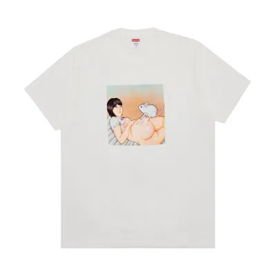 Pre-owned Supreme Mouse Tee 'white' | Men's Size Xxl