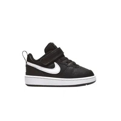 Pre-owned Nike Court Borough Low 2 Td 'black White' | Infant Size 10