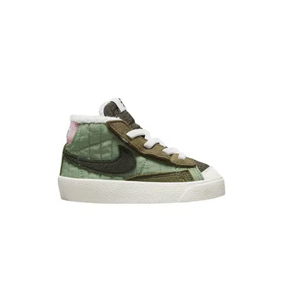 Pre-owned Nike Blazer Mid '77 Td 'oil Green' | Infant Size 8
