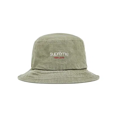 Pre-owned Supreme Denim Crusher 'olive' | Green | Men's Size S/m