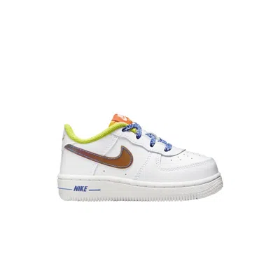 Pre-owned Nike Force 1 Lv8 Td 'white Multi' | Infant Size 9