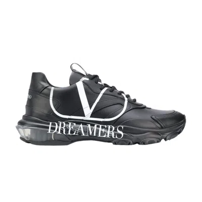 Pre-owned Valentino Garavani Valentino Valentino Bounce 'v Logo - Dreamers' | Black | Men's Size 40