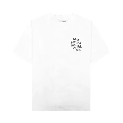 Pre-owned Anti Social Social Club Sliced Mind Games Tee 'white' | Men's Size S