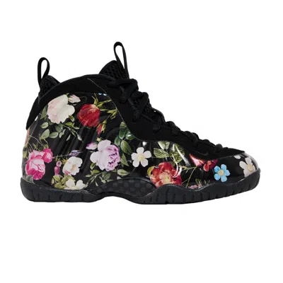 Pre-owned Nike Little Posite Ps 'floral' | Black | Kid's Size 1
