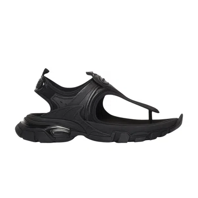 Pre-owned Balenciaga Wmns Track Slingback Thong Sandal 'black' | Women's Size 36