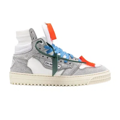 Pre-owned Off-white Wmns Off-court 3.0 High 'white Silver Glitter' | Women's Size 41