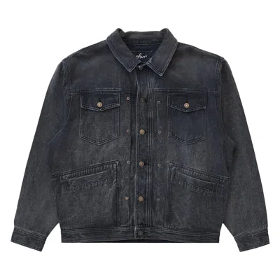 Pre-owned Glass Cypress Denim Jacket 'black' | Men's Size Xl