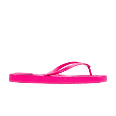 Pre-owned Off-white Wmns Flip Flops 'fuchsia' | Pink | Women's Size 37.5