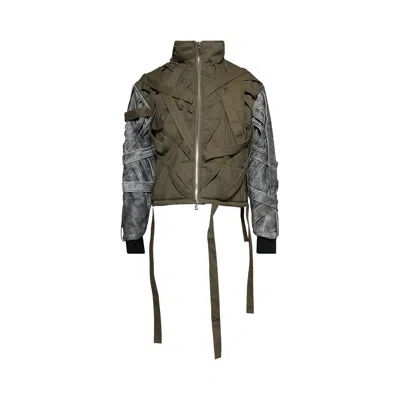 Pre-owned Who Decides War Engulfed Bomber 'olive' | Green | Men's Size Xl