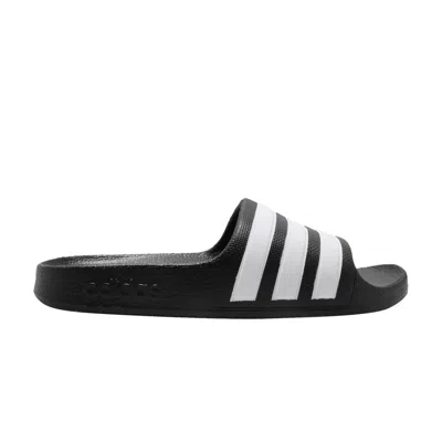 Pre-owned Adidas Originals Adidas Adilette Aqua Slide J 'black' | Kid's Size 2.5