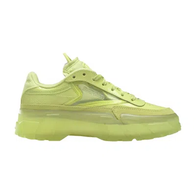 Pre-owned Reebok Cardi B X Club C J 'high Vis Green' | Kid's Size 8
