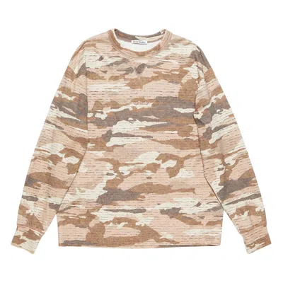 Pre-owned Acne Studios Military Long-sleeve T-shirt 'cacao Brown' | Men's Size Xl