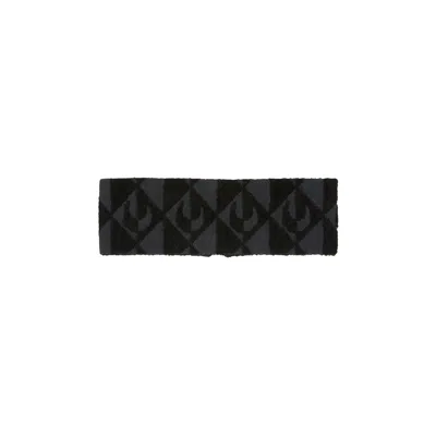 Pre-owned Marine Serre Textured Knit Moon Lozenge Choker 'black/grey' | Women's Size S