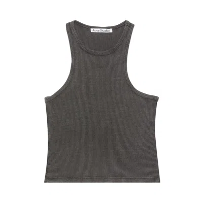 Pre-owned Acne Studios Logo T-shirt 'faded Black' | Women's Size M