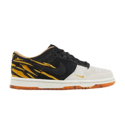 Pre-owned Nike Dunk Low Gs 'god Of Wealth' | Black | Kid's Size 5.5