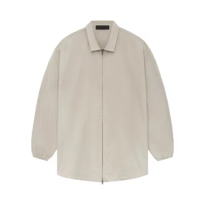 Pre-owned Essentials Fear Of God  Overshirt 'mink' | Grey | Men's Size M