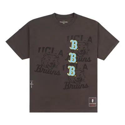 Pre-owned Cactus Jack By Travis Scott X Mitchell & Ness University Of California, Los Angeles Seal Tee 'brown'