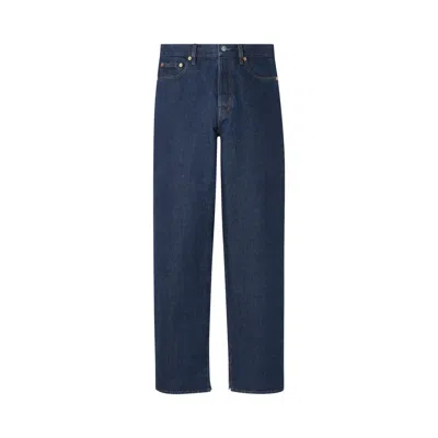 Pre-owned Gucci Logo Jeans 'navy' | Blue | Women's Size 25