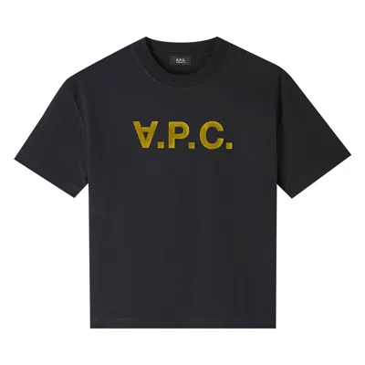 Pre-owned Apc A.p.c. Oversize Grand T-shirt 'black/khaki' | Men's Size Xxl